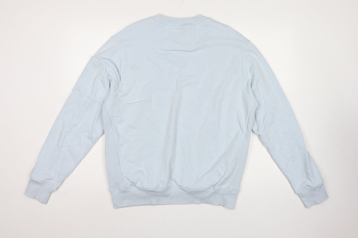 Next Men's Blue M Pullover Crew Neck Sweatshirt Zip Pockets