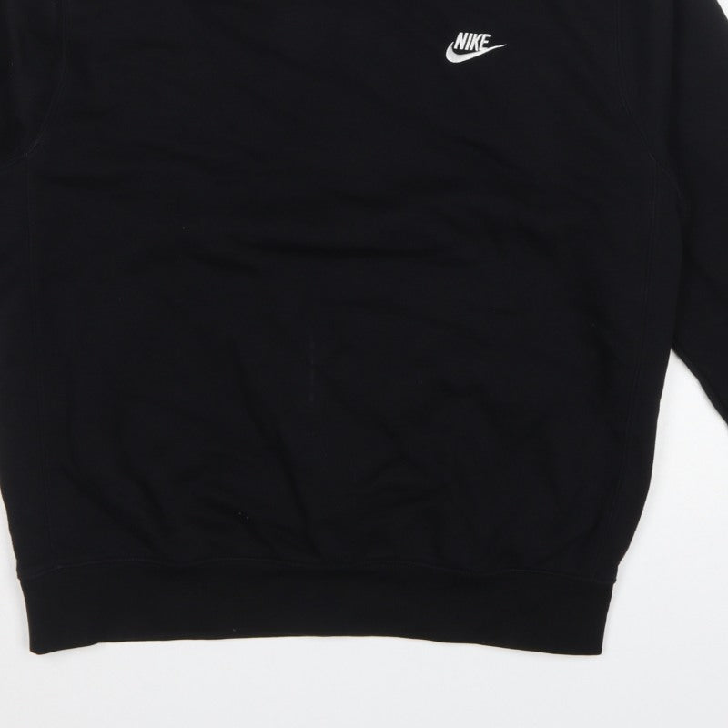 Nike Women’s Black M Logo Crew Neck Pullover Sweatshirt