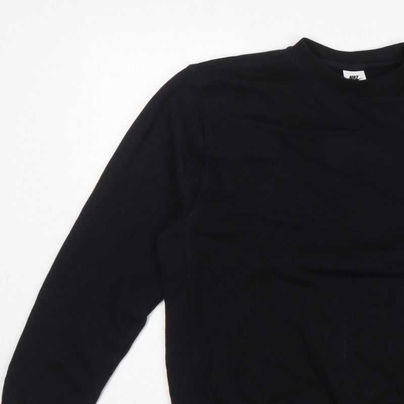 Nike Women’s Black M Logo Crew Neck Pullover Sweatshirt