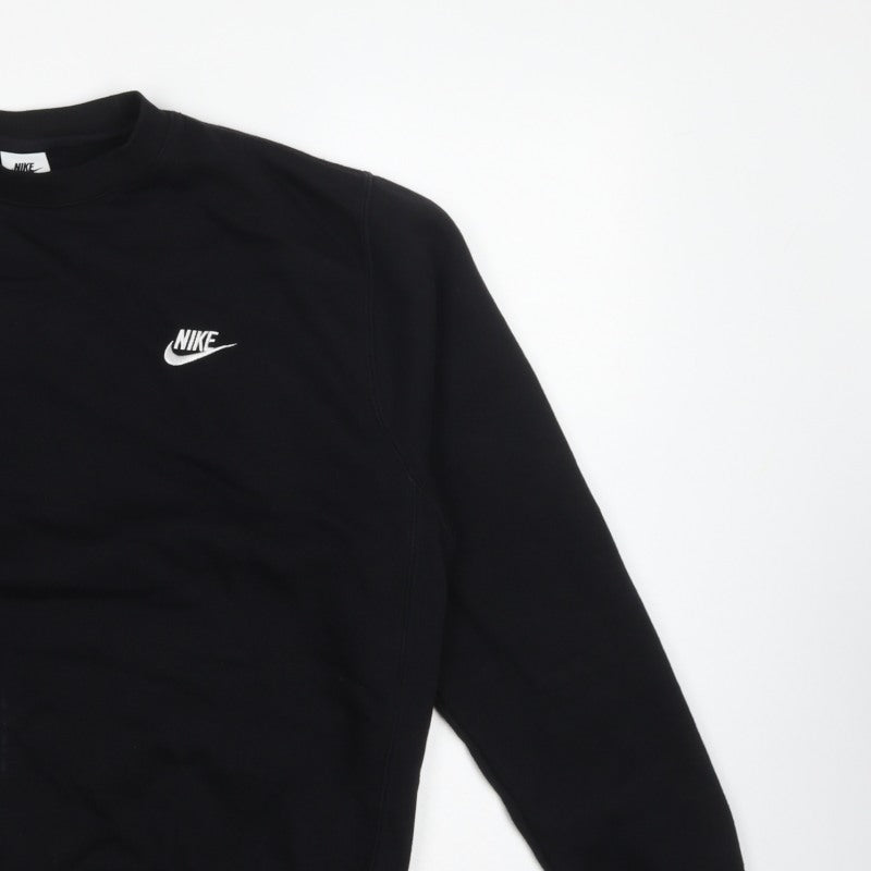 Nike Women’s Black M Logo Crew Neck Pullover Sweatshirt