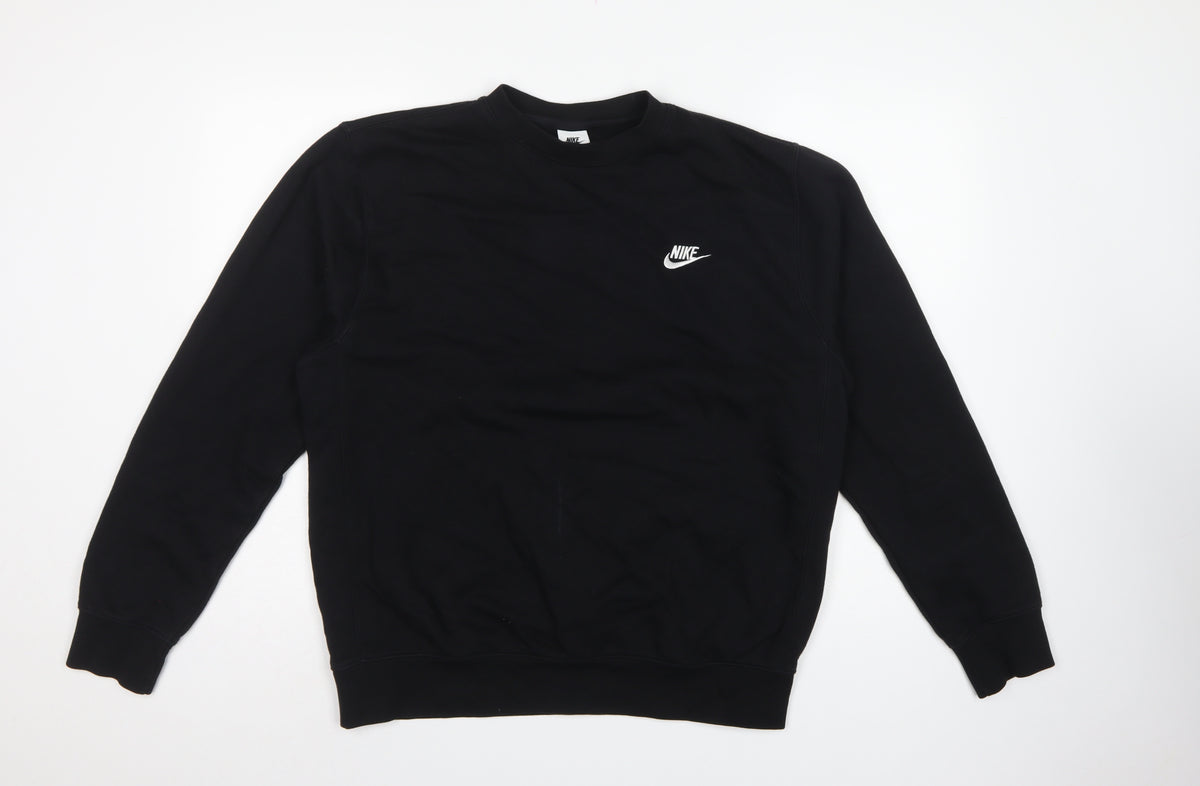 Nike Women’s Black M Logo Crew Neck Pullover Sweatshirt