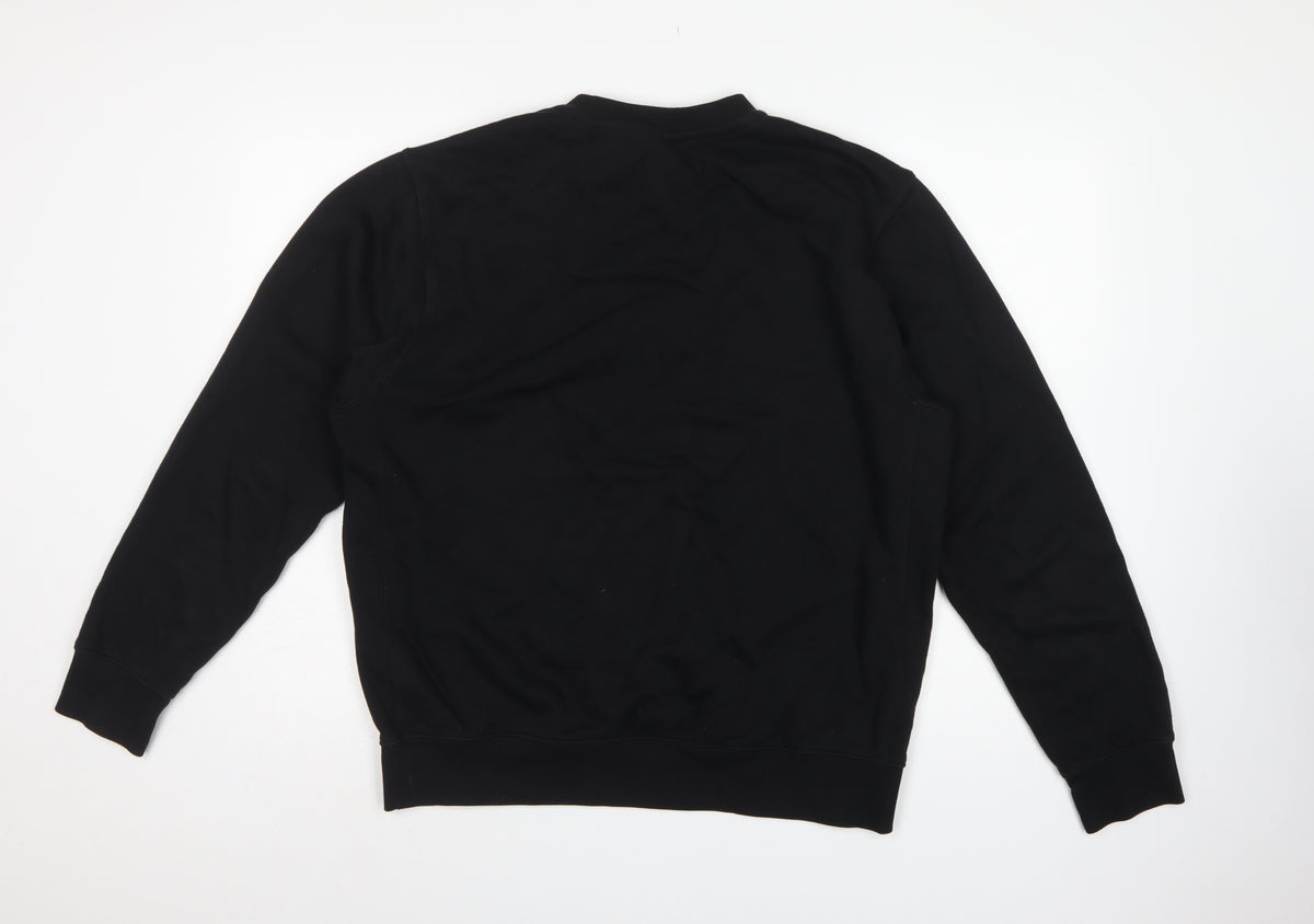 Nike Women’s Black M Logo Crew Neck Pullover Sweatshirt