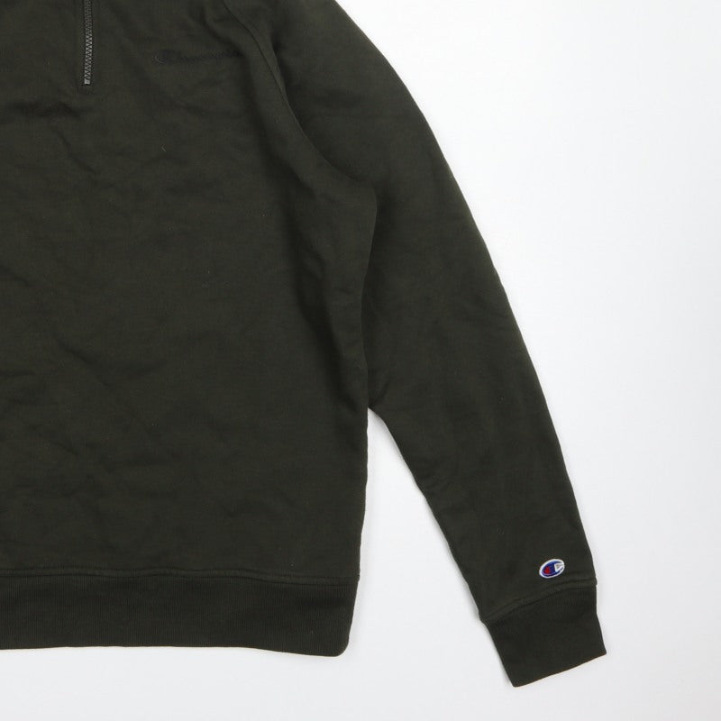 Champion Elite Men’s Black M 1/4 Zip High Neck Pullover Sweatshirt