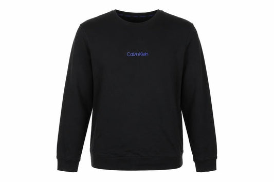 Calvin Klein Men’s Black XL Crew Neck Logo Pullover Sweatshirt