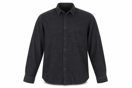 ASOS Design Men’s Black M Corduroy Button-Up Long Sleeve Shirt