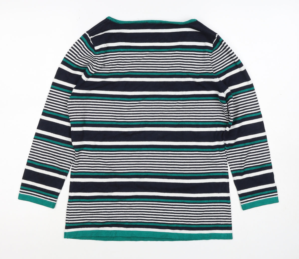 CC Women’s Multicoloured Striped Jersey Long Sleeve Top Size S