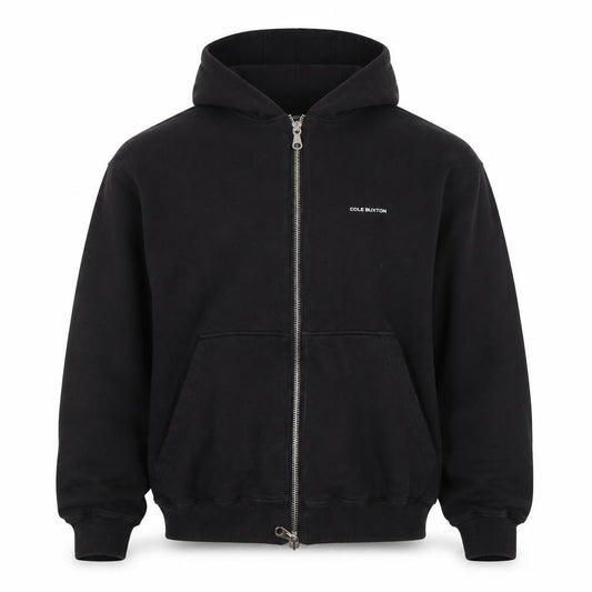 Cole Buxton Unisex Adults Black M Full Zip Hooded Sweatshirt