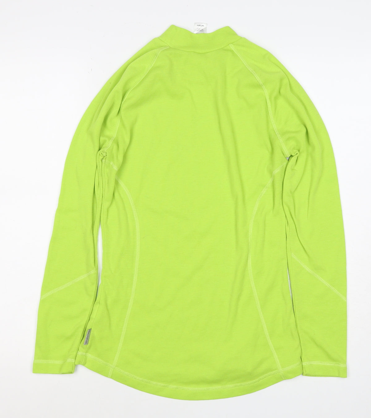 Wedze Men's Green M Long Sleeve Ski Base Layer Mock Neck Top