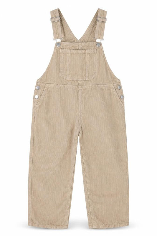 Next Girls Beige 9 Years Corduroy Dungarees Adjustable Cotton