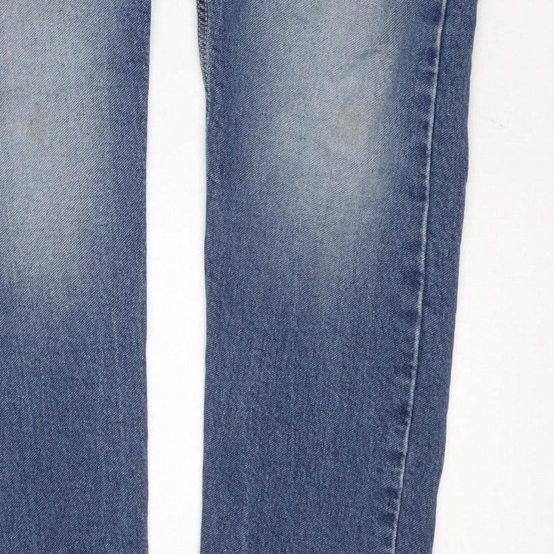 Flying Machine Men’s Blue W34 Straight Stretch Jeans
