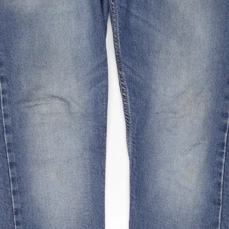 Flying Machine Men’s Blue W34 Straight Stretch Jeans