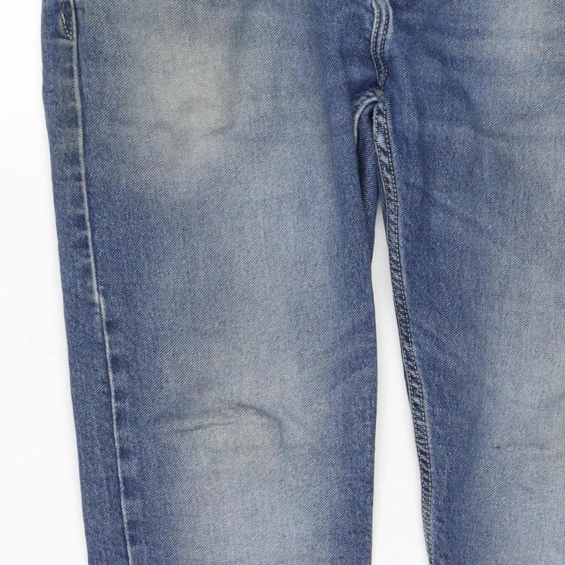 Flying Machine Men’s Blue W34 Straight Stretch Jeans