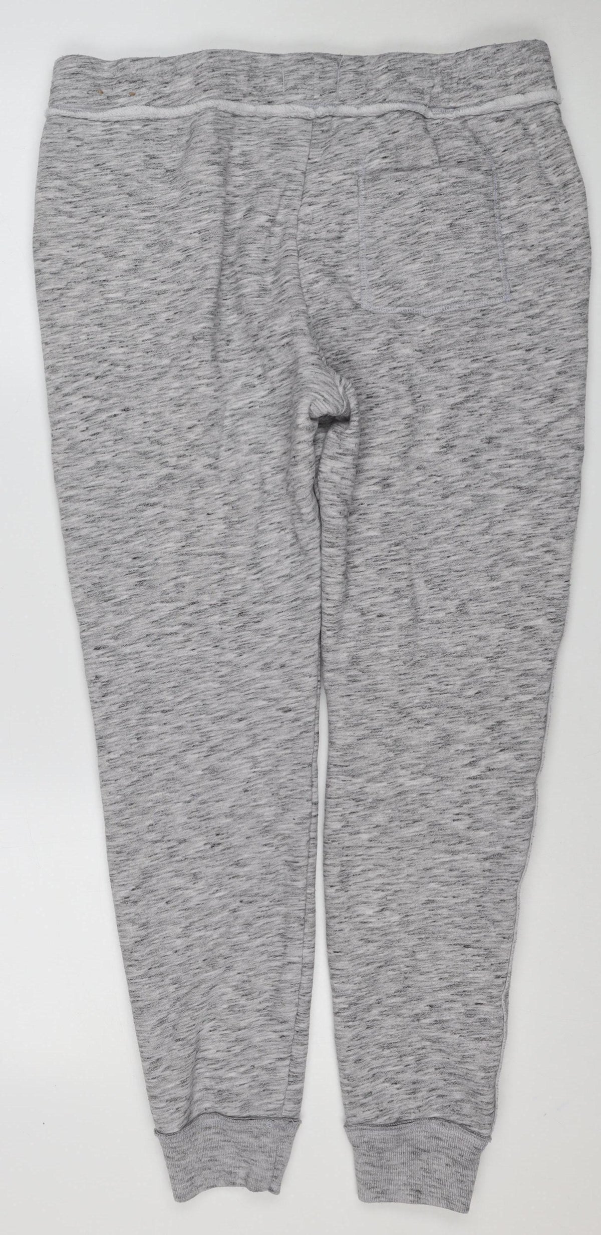 Hollister Men Grey M Fleece Jogger Sweatpants Drawstring Tapered