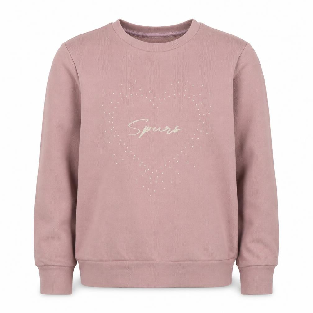 Tottenham Hotspur Girls Pink 11-12 Years Pullover Beaded Sweatshirt
