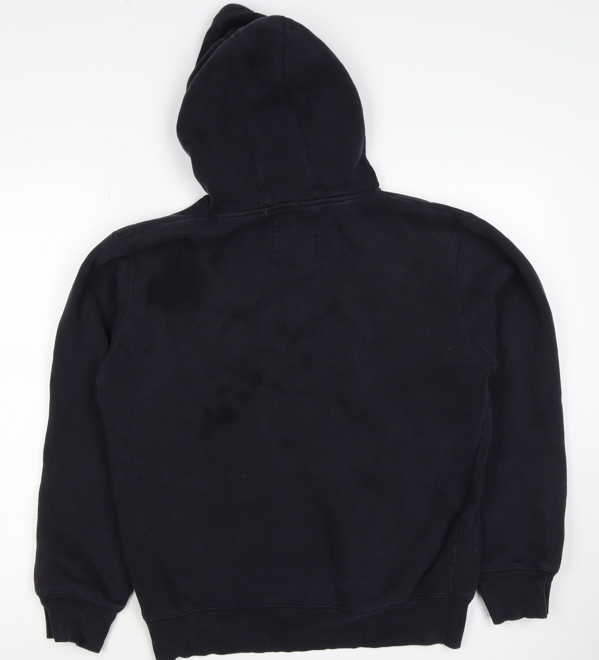 Britannia Men’s Blue M Pullover Hoodie Graphic Print Nautical Fleece