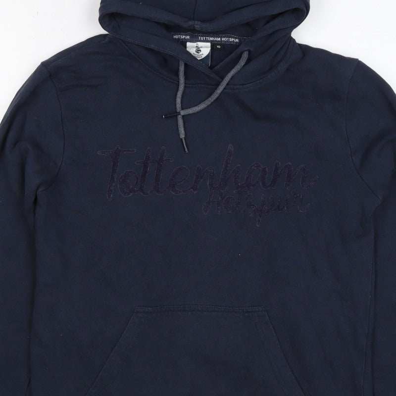 Tottenham Hotspur Boys Blue Size 10 Pullover Hoodie Football Logo