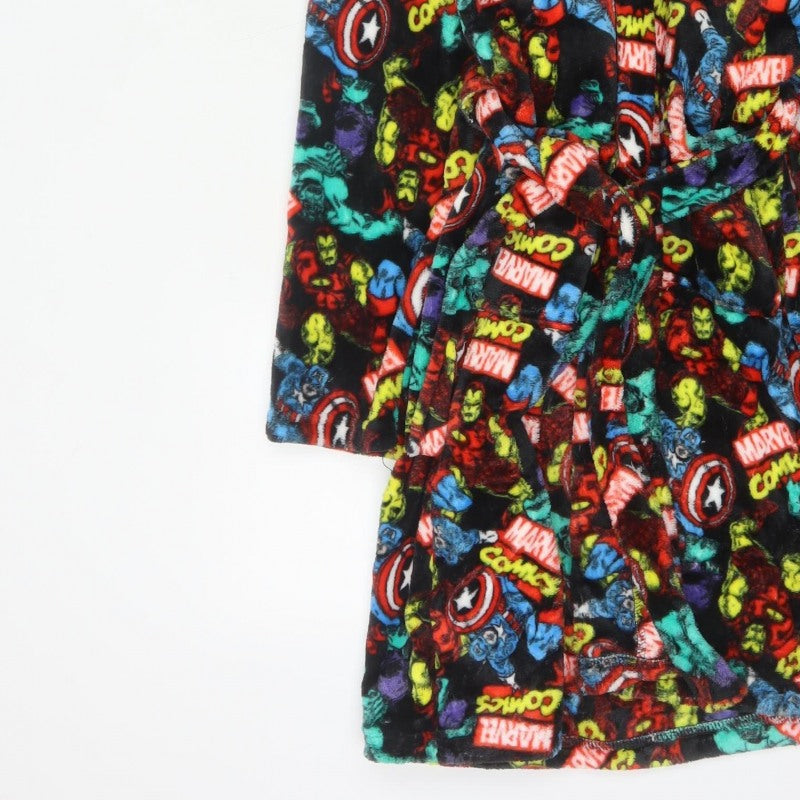 Marvel Comics Boys Multicoloured 11-12 Years Hooded Fleece Robe