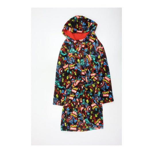 Marvel Comics Boys Multicoloured 11-12 Years Hooded Fleece Robe