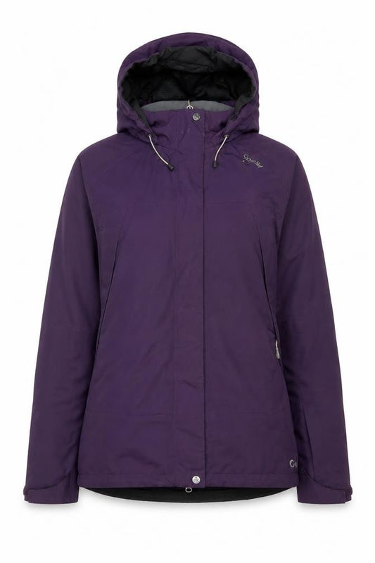 TOG24 Women's Purple UK 12-14 Ski Jacket Hooded Full Zip
