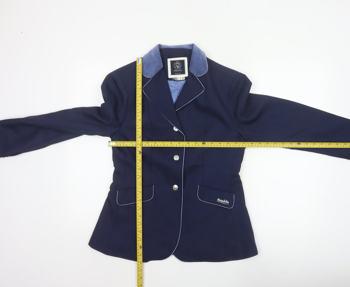 Requisite Women’s Navy UK 10 Equestrian Competition Blazer Jacket