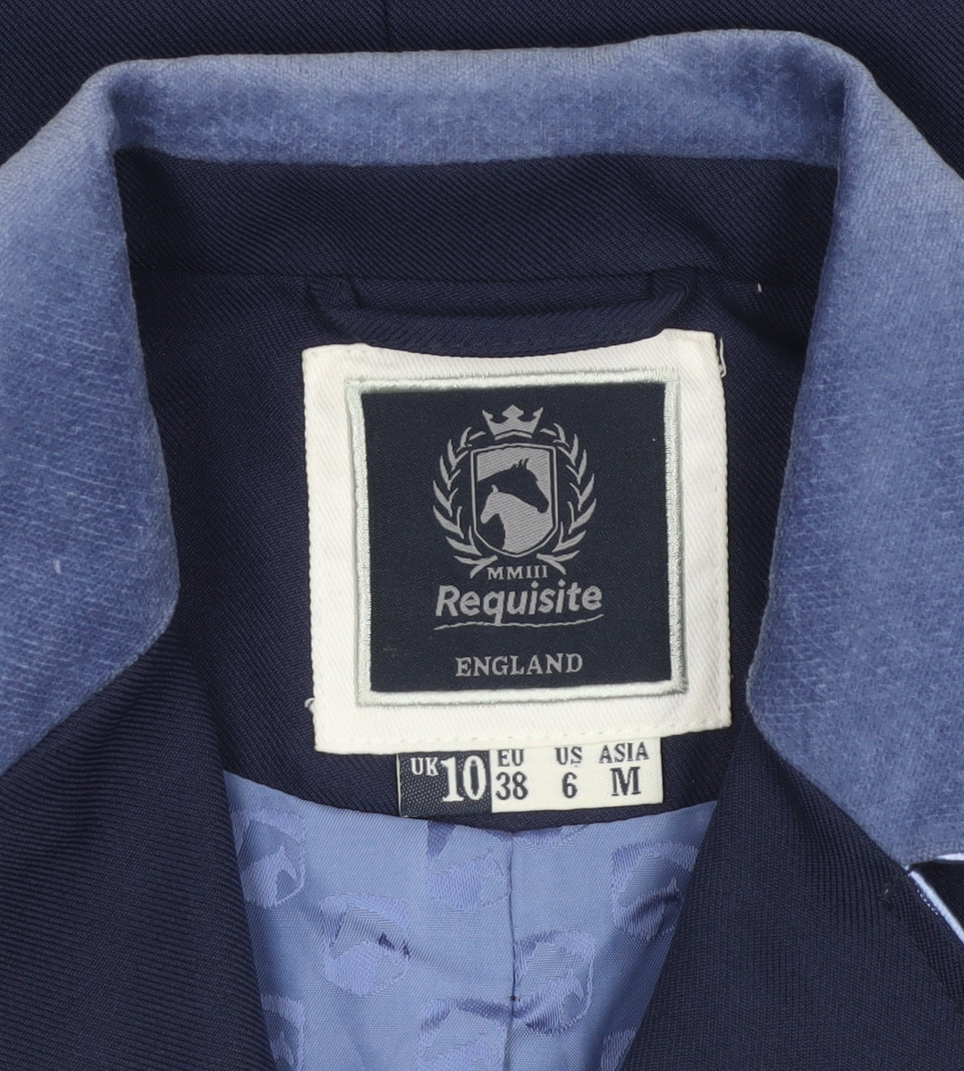 Requisite Women’s Navy UK 10 Equestrian Competition Blazer Jacket
