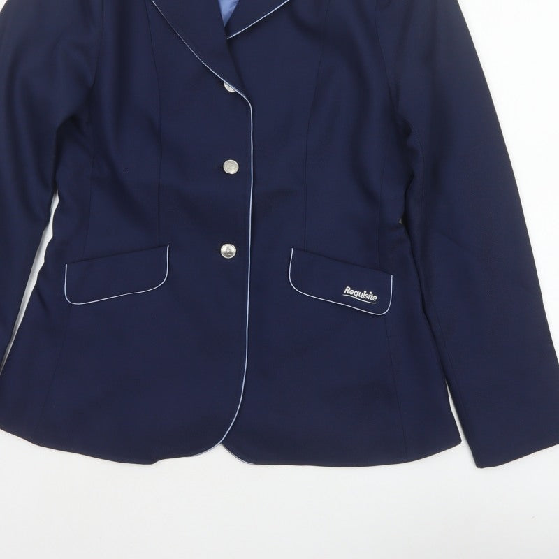 Requisite Women’s Navy UK 10 Equestrian Competition Blazer Jacket