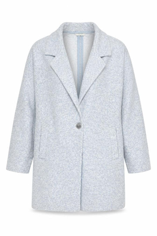 Next Women’s Blue Knit Coatigan Jacket UK 12 Mid-Length