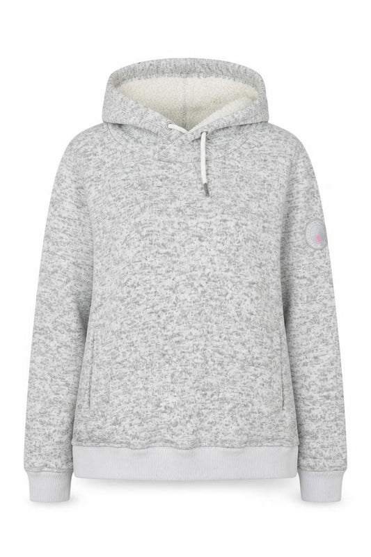 Superdry Mountain Women's Grey XL Sherpa Lined Pullover Hoodie