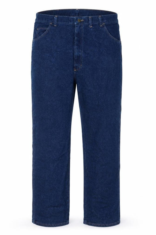 Wrangler Mens Blue 46x32 Classic Straight Dark Denim Jeans USA