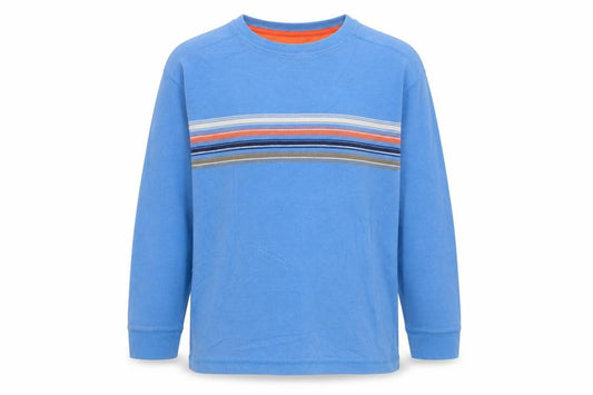 Gap Kids Boys Blue Striped Long Sleeve Jersey T-Shirt 14-15 Years