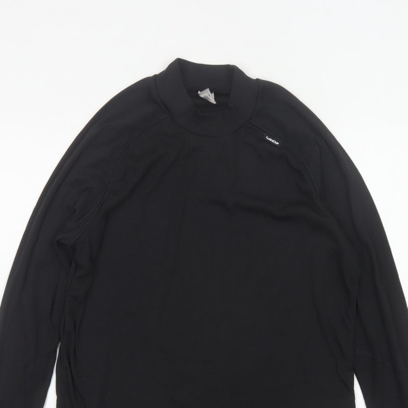 Wedze Women’s Black M Thermal Long Sleeve Ski Base Layer Top