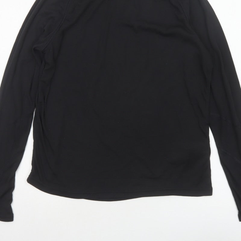 Wedze Women’s Black M Thermal Long Sleeve Ski Base Layer Top