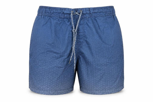 Marks and Spencer Men’s Blue XL Geometric Swim Shorts Drawstring