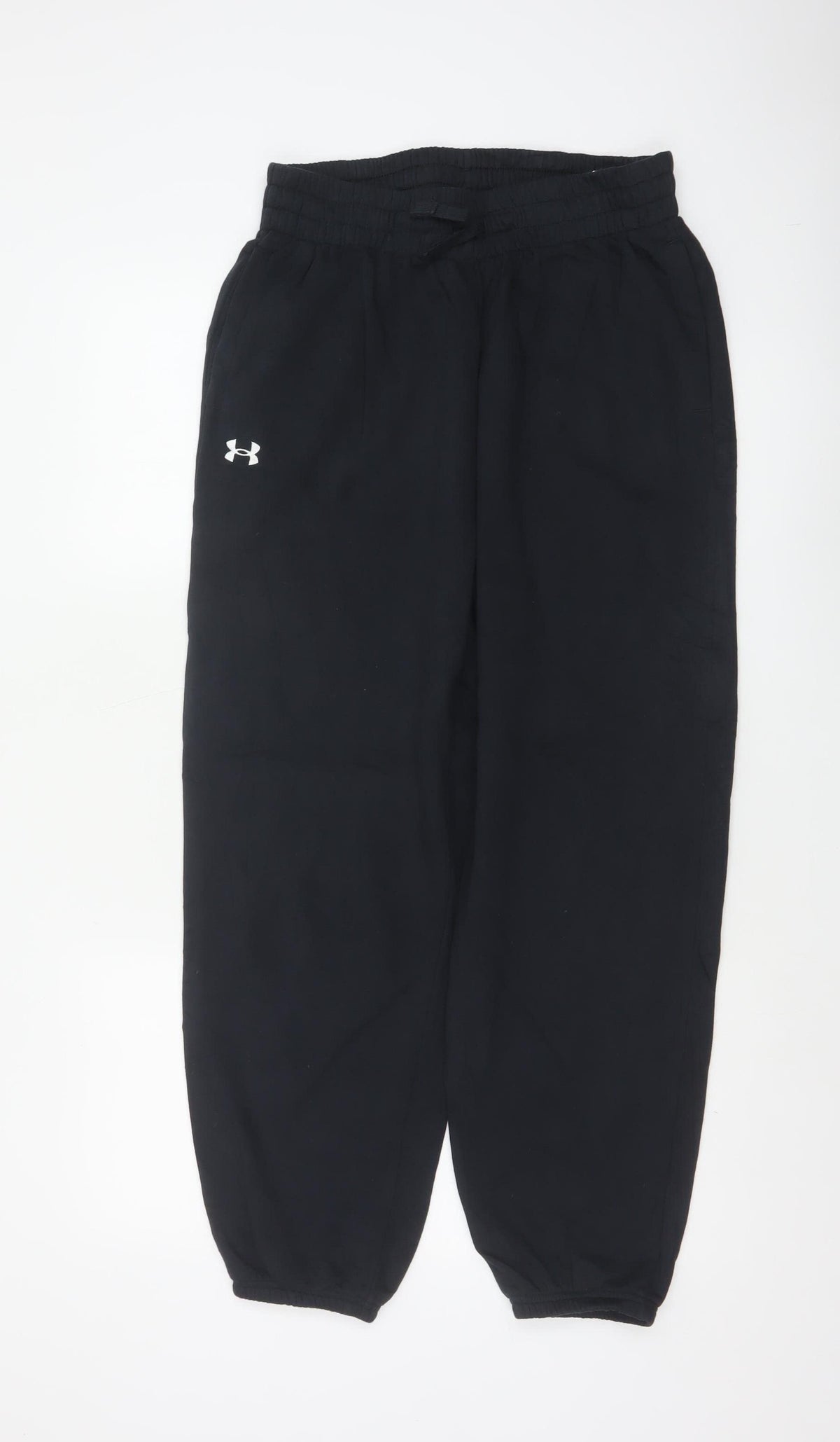 Under Armour Men's Black S Jogger Sweatpants Cotton Blend Logo