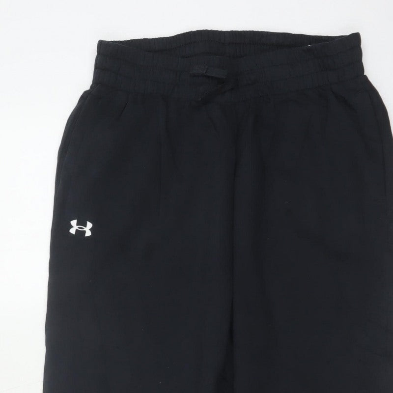 Under Armour Men's Black S Jogger Sweatpants Cotton Blend Logo