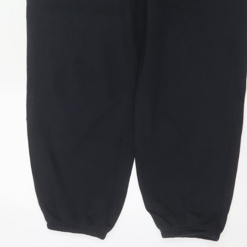 Under Armour Men's Black S Jogger Sweatpants Cotton Blend Logo