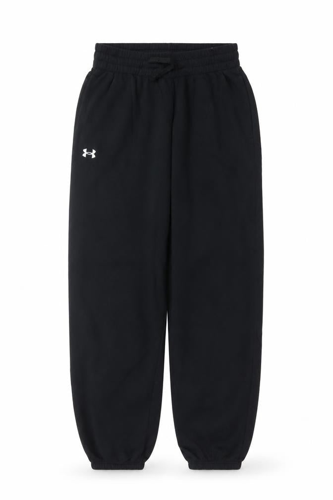 Under Armour Men's Black S Jogger Sweatpants Cotton Blend Logo