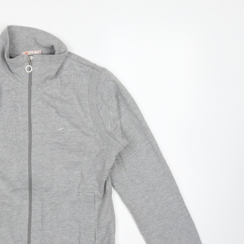 uright Women’s Grey Full Zip High Neck Sweatshirt Size L