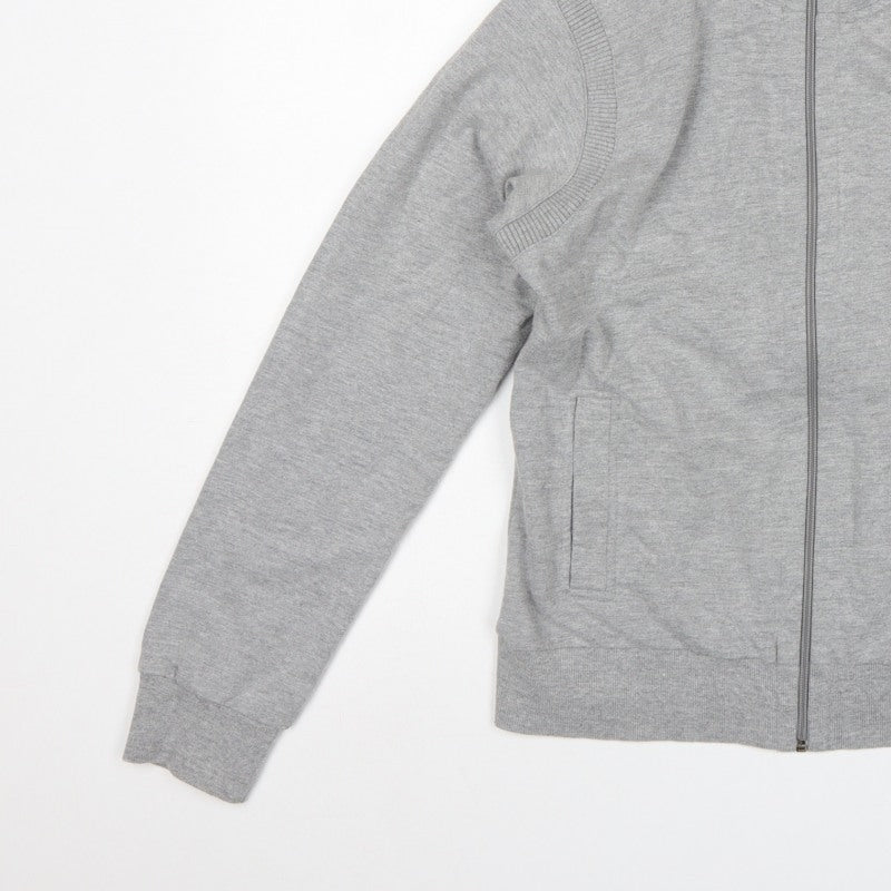uright Women’s Grey Full Zip High Neck Sweatshirt Size L