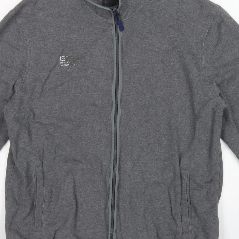 Hackett London Men’s Grey XL Aston Martin Racing Full Zip Sweatshirt