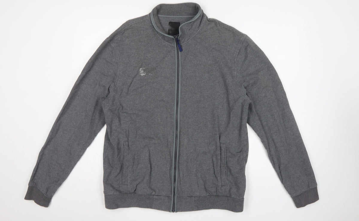 Hackett London Men’s Grey XL Aston Martin Racing Full Zip Sweatshirt
