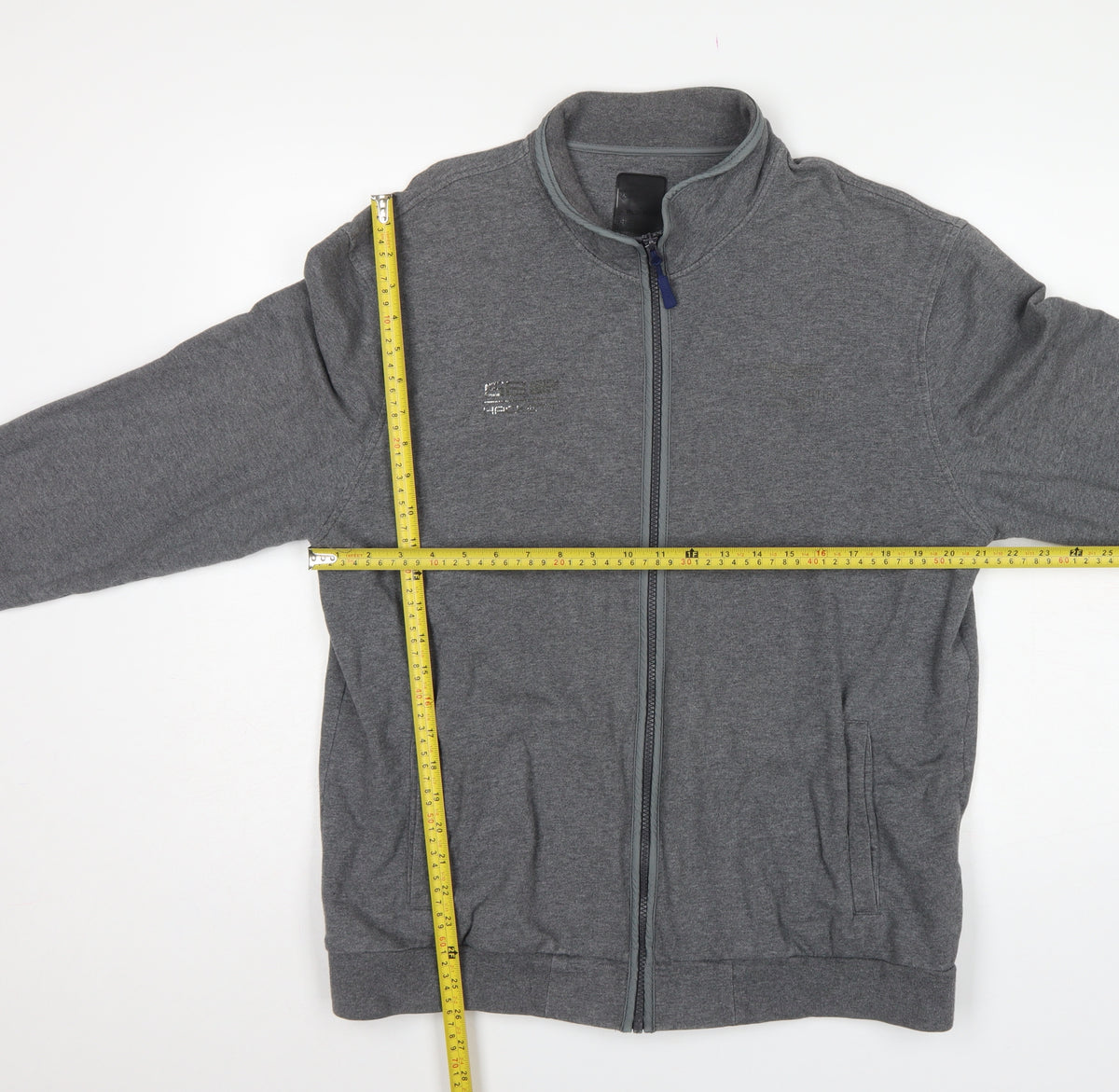 Hackett London Men’s Grey XL Aston Martin Racing Full Zip Sweatshirt