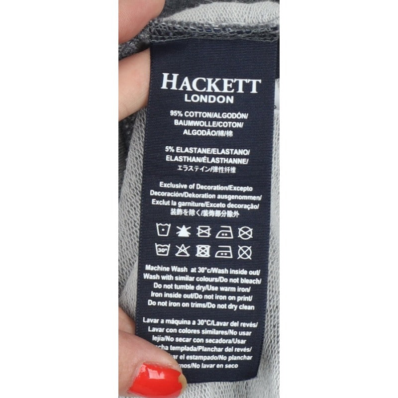 Hackett London Men’s Grey XL Aston Martin Racing Full Zip Sweatshirt