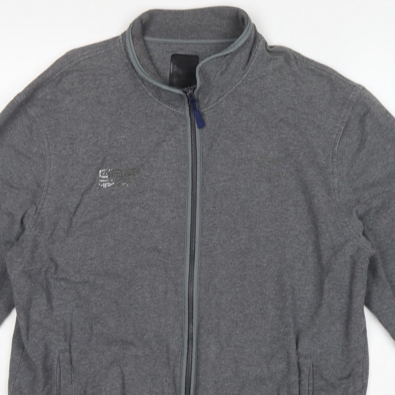 Hackett London Men’s Grey XL Aston Martin Racing Full Zip Sweatshirt