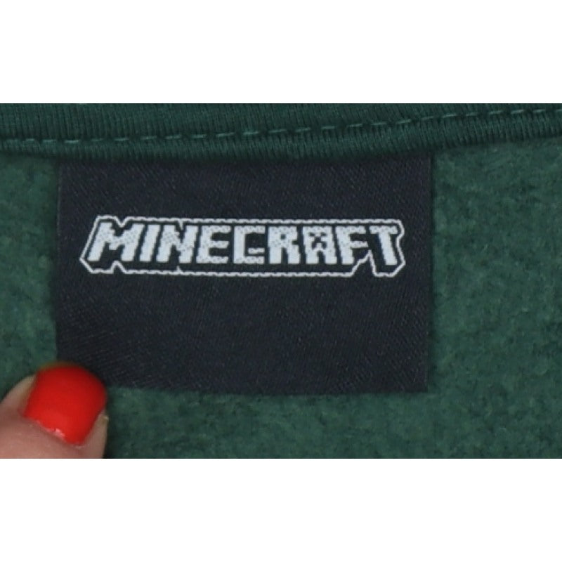 George Boys Green Minecraft Graphic Pullover Hoodie 11-12 Years