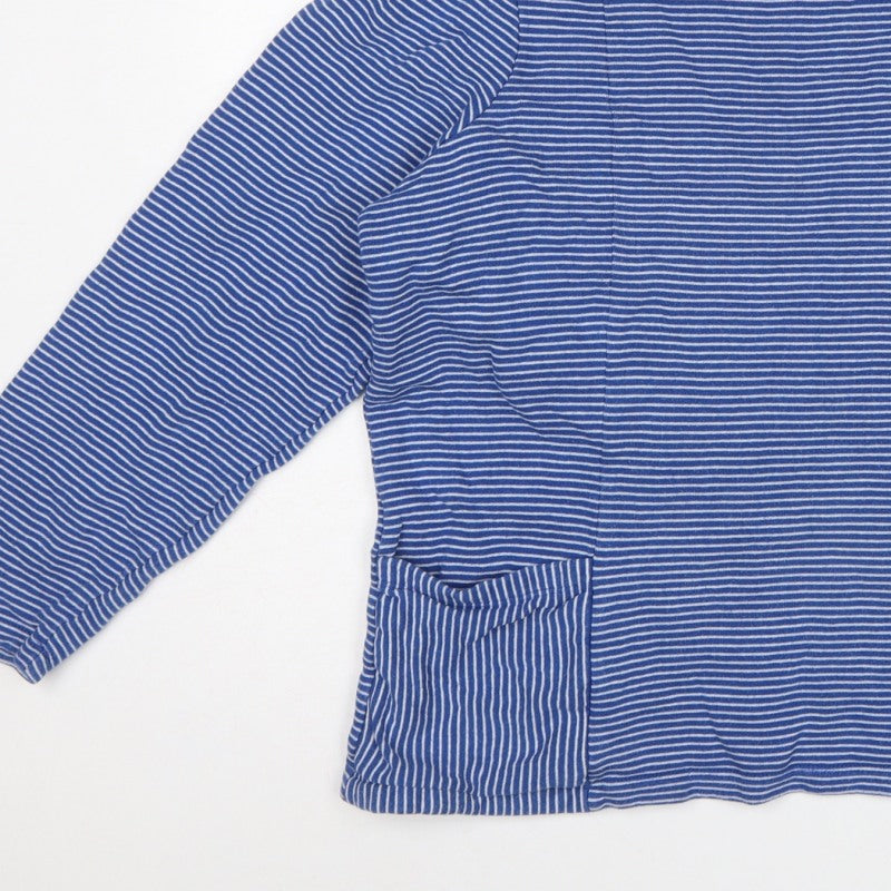 Seasalt Cornwall Women’s Blue Striped Size 20 Pinpoint Pullover Sweatshirt