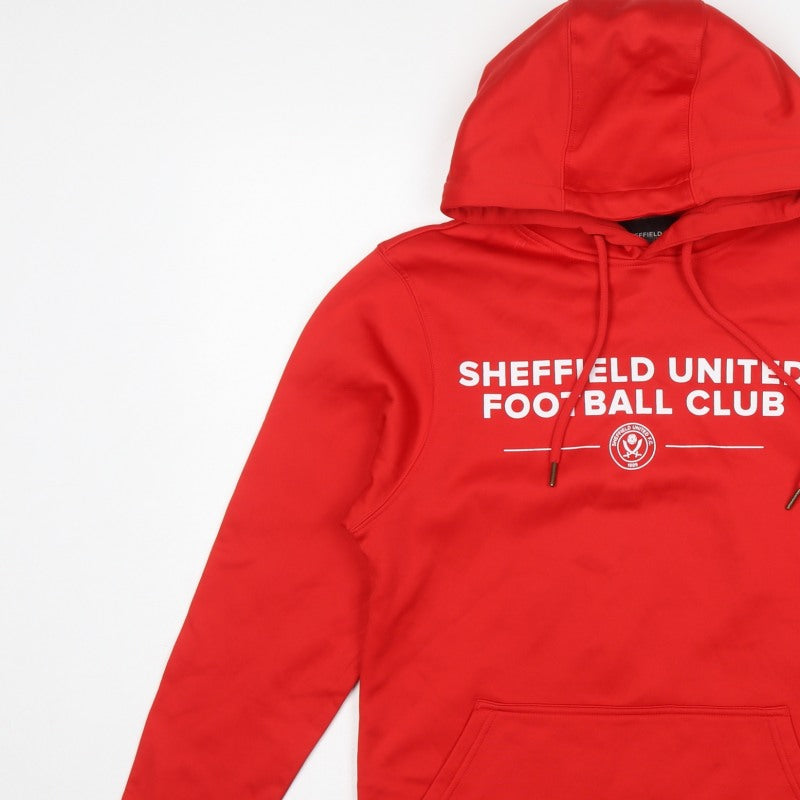Sheffield United Men’s Red Small Pullover Football Hoodie
