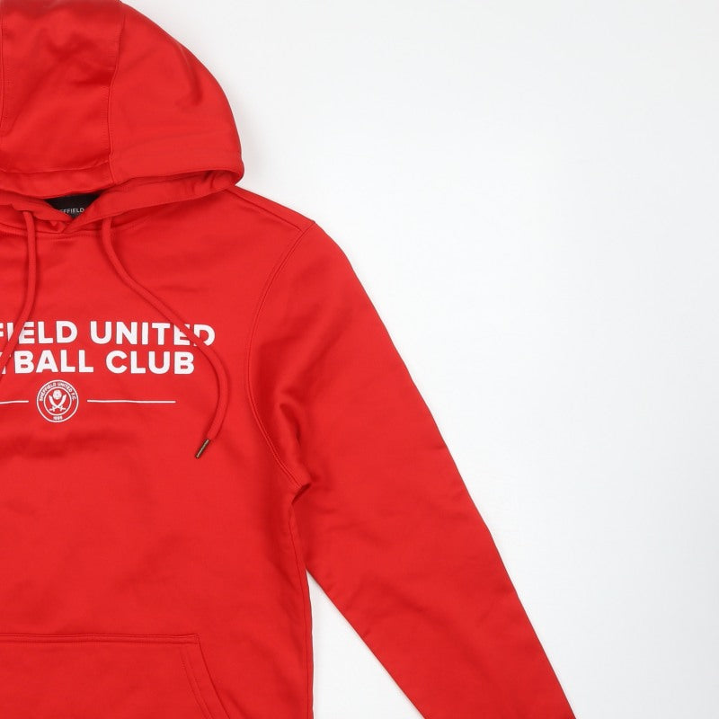 Sheffield United Men’s Red Small Pullover Football Hoodie