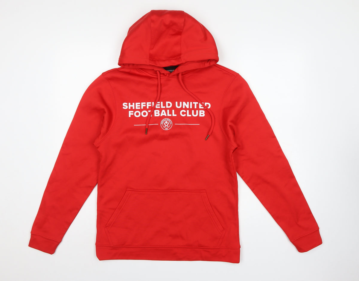 Sheffield United Men’s Red Small Pullover Football Hoodie