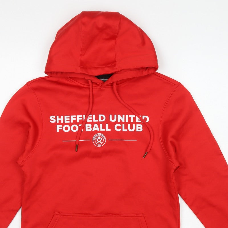 Sheffield United Men’s Red Small Pullover Football Hoodie
